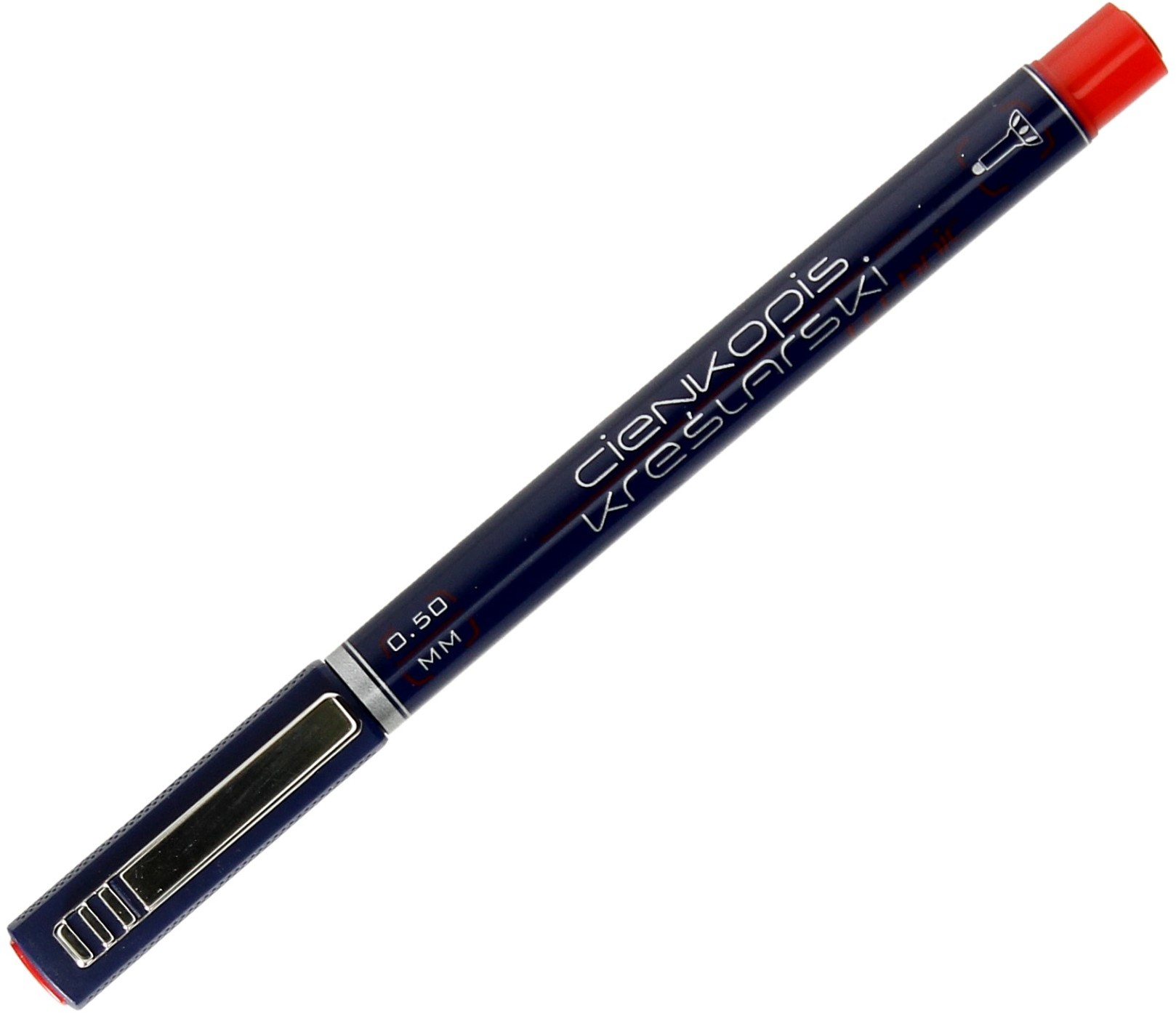 Rystor Cienkopis kreślarski 0.5 czerwony