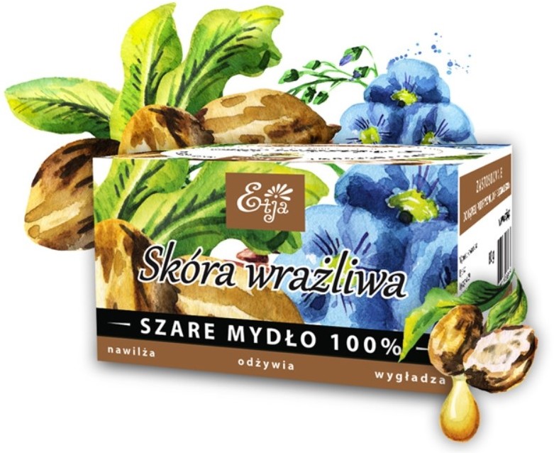 Etja Etja, Mydło z Masłem Shea, 80g 5901138386286