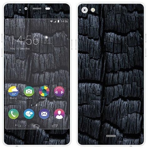 Wiko Royal Sticker Royal tatuaż ścienny RS. 122171 samoprzylepny do Highway Pure z motywem drewna Tendance RS.122171