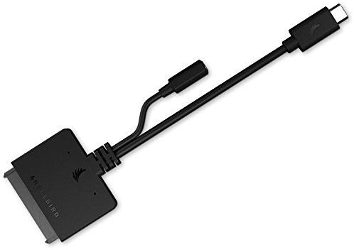 Apple Angelbird USB-C 3 dyski SSD SATA Adapter do wewnętrznej i dyski twarde czarna [Trim Support | MacBook w drogę, PC, notebookami itp.] C-SATA C-SATA