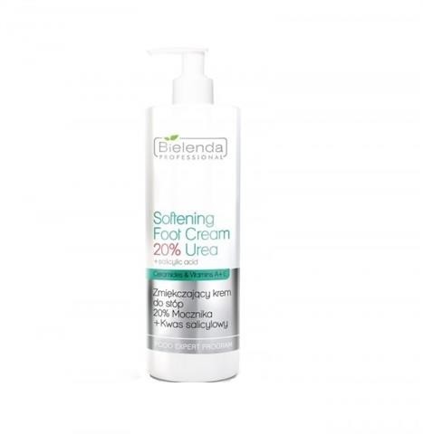 Bielenda Professional Softening Foot Cream 20% Urea zmiękczający krem do stóp 20% Mocznika + Kwas Salicylowy 500ml 57225-uniw