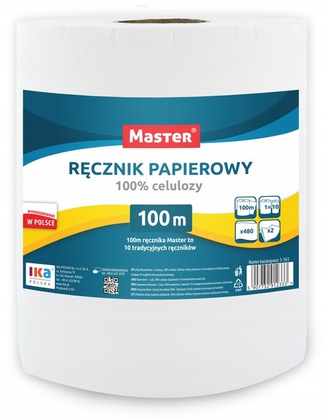 Master Ręcznik papierowy 100m 100% celuloza