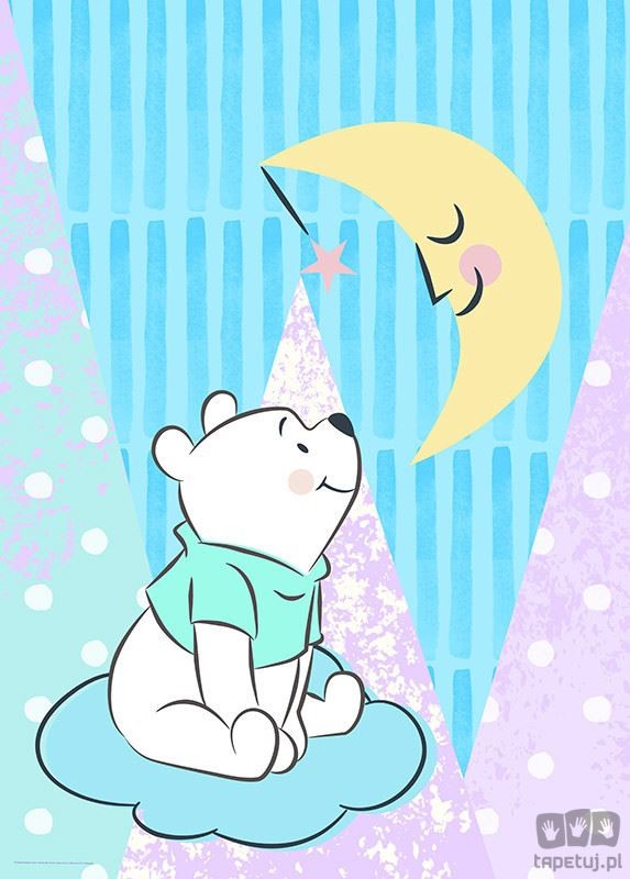 Obraz Komar Winnie Pooh Moon WB087 WB087