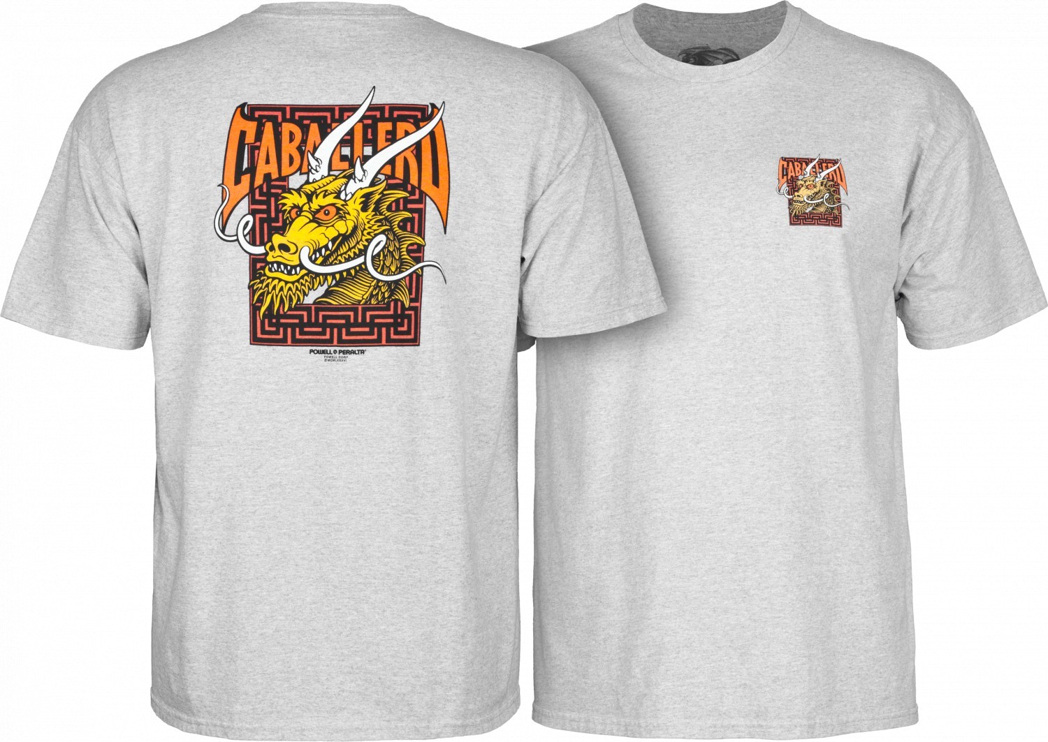 Dragon POWELL PERALTA t-shirt POWELL PERALTA STEVE CABALLERO STREET Grey