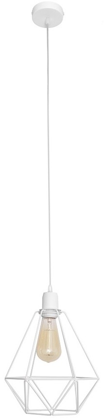 Helam Żyrandol KARO 1xE27/60W/230V biały