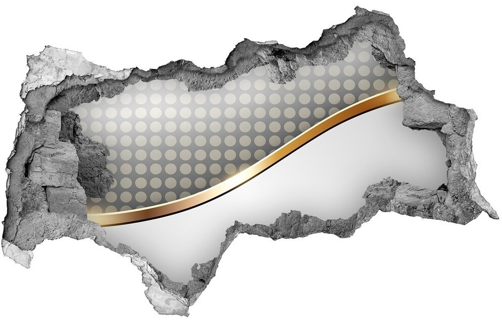 Wallmuralia.pl Naklejka 3D dziura na ścianę Tropikalne kwiaty