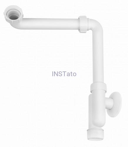 McAlpine Syfon umywalkowy rurowy z przesunięciem, rewizją Hc13SPSx32PF Hc13SPSx32PF