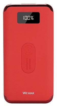 Wesdar WS2 Powerbank 10000mAh M555027 Czerwony pb_20190925130248