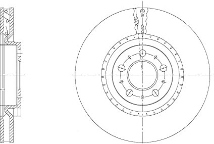 BLUE PRINT ADBP430039 tarcza hamulcowa, 1 sztuka ADBP430039