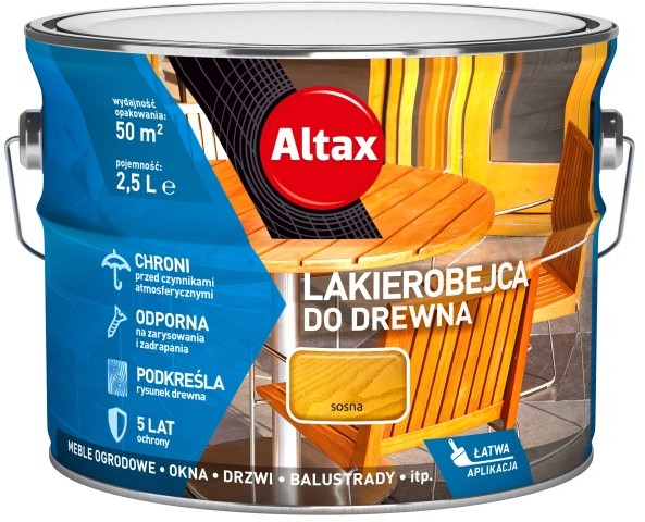 Altax Lakierobejca Do Drewna Sosna 2,5 L (ALLBSO2)