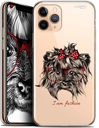 Caseink Etui ochronne do Apple iPhone 11 Pro, ultracienkie, motyw: Fashion Dog CRYSPRNTIP11PROFASHIONGIRL