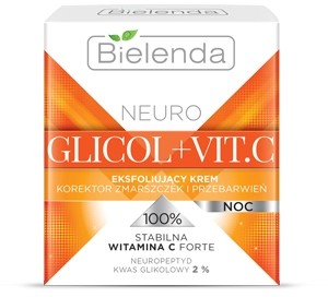 Bielenda Neuro Glicol + Vit.C krem eksfoliujący 50ml