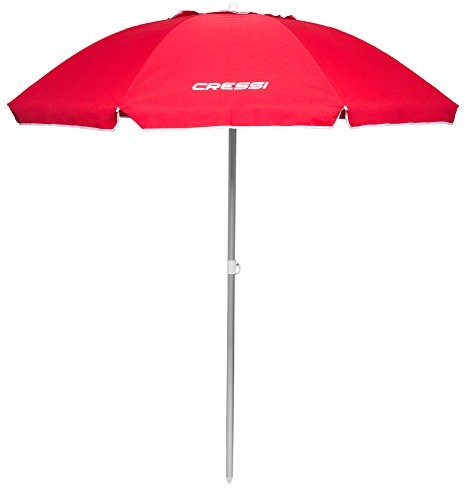 Cressi akta Zinc Alloy Tilt i Air Vent Umbrella Beach parasol, czerwony, UNI XVA810280