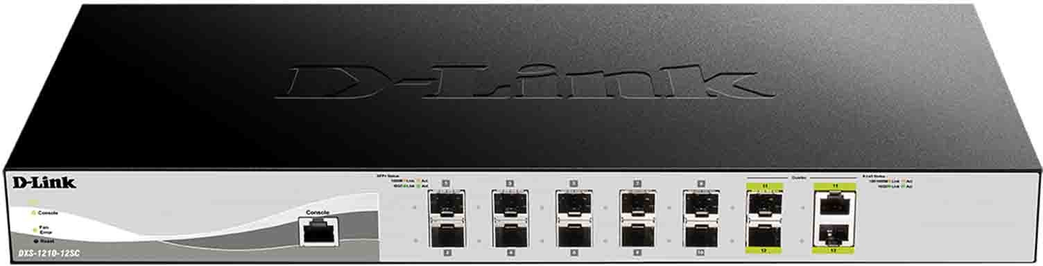 D-Link Przełącznik DXS-1210-12SC 10xSFP+ 2xSFP+ Combo