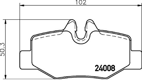 Mintex Zestaw klocków hamulcowych, hamulce tarczowe MDB2679