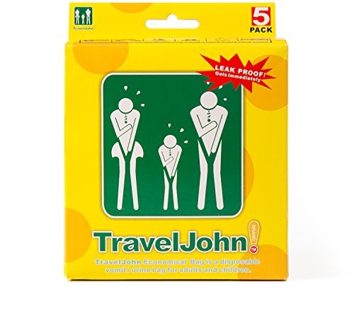 Travel John vomit Bags  5-Pack 66918E