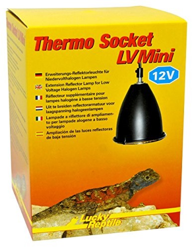 Lucky Reptile Thermo Socket LV Mini niskiego napięcia lampa halogenowa technika