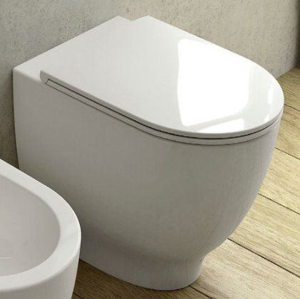 Фото - Унітаз Rak Ceramics MOON MISKA WC STOJĄCA RIMLESS 56X36 CM BIAŁY POŁYSK 