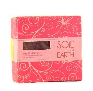 Soiland Earth Mydło Orientalne INDYJSKA RÓŻA 125g Soil & Earth - Subtelny Kwiatowy Aromat 8906054670720