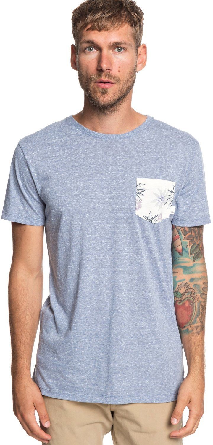Quiksilver t-shirt BROKEN LEASH Stone Wash BKJ0