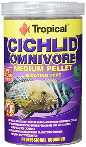 Tropical cich Lid omnivore Medium pellet, 1er Pack (1 X 1 L) C-133