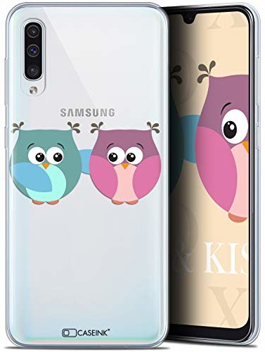 Samsung Caseink Etui ochronne do Galaxy A50, 6,4 cala, bardzo cienkie, Love Sule CRYSPRNTA50RLOVEOWLS