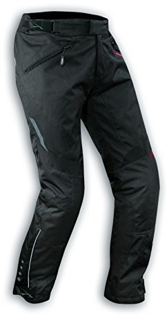 A-Pro Damskie spodnie wodoodporne spodnie do motocykla Thermal zdejmowane tapicerka ochraniacze, czarny 5180000033989