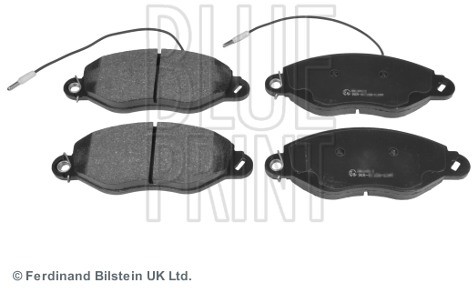 BLUE PRINT Zestaw klocków hamulcowych, hamulce tarczowe ADN142142