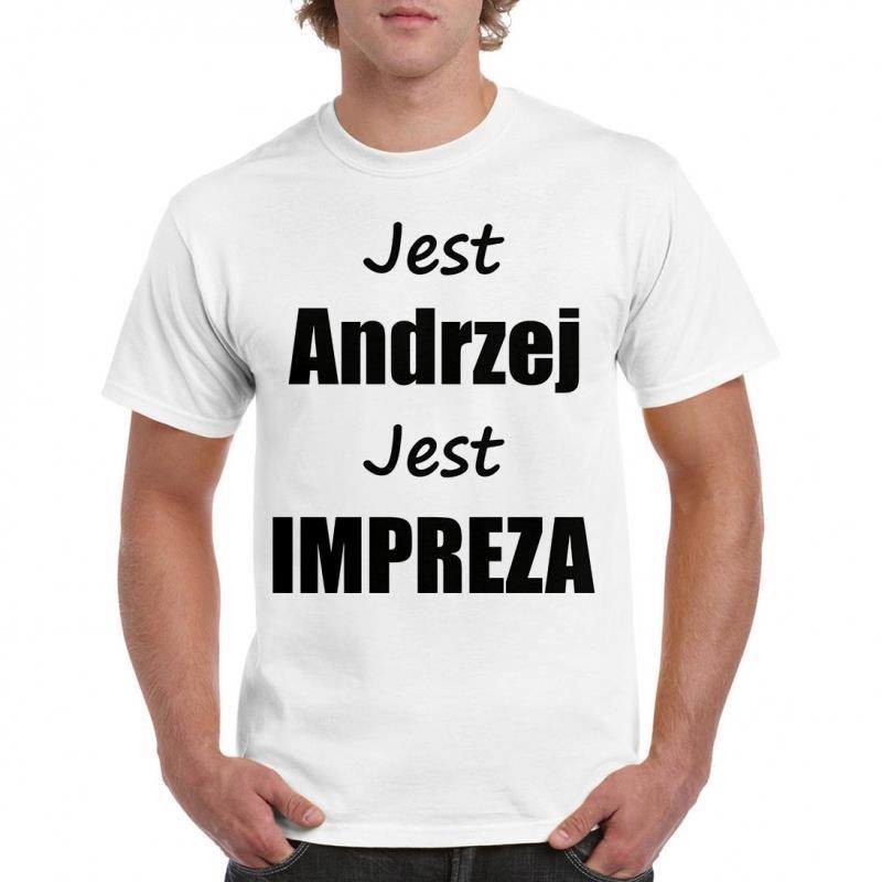 Poczpol Jest Andrzej jest impreza - koszulka na Andrzejki PRZPOC-0-2481