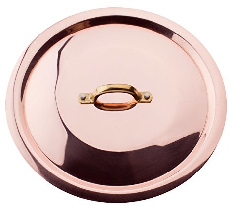 Pentole Agnelli pentole agnelli pokrywa firmy miedź ocynkowana, 45 cm ALCU12945