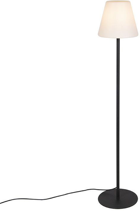 QAZQA Nowoczesna zewnętrzna lampa stojąca czarna IP44 - Virginia