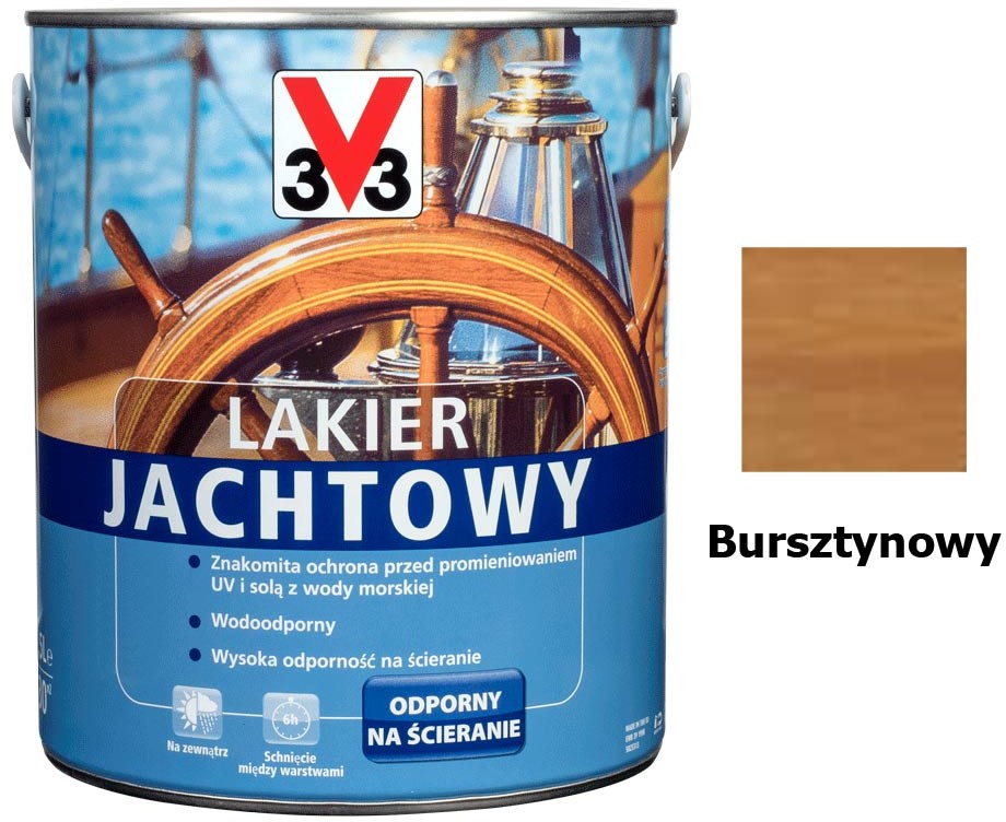 V33 V33 LAKIER JACHTOWY BURSZTYN 2,5L