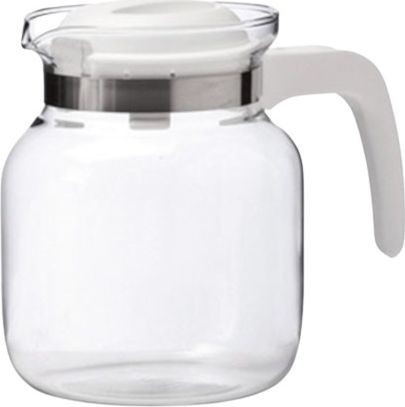 NoName czajniczek Content 1,25 litra szkło przezroczyste/białe twm_855370