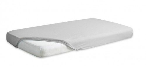 Matex Prześcieradło Jersey Premium z gumką jasnoszare 90x200 mx-090-pjp-042