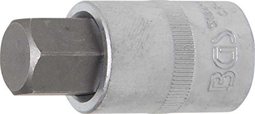 BGS wkładka bit 12,5 (1/2), gwint wewnętrzny 6-kątna, 17 X 55 MM, 1 sztuka, 5184-H17