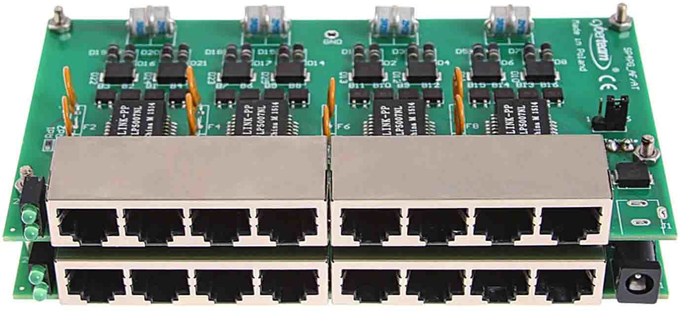 Ethernet Surge Protector SPG-8P 802.3 af/at SPG-8P 802.3 af/at