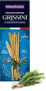 NaturAvena Pieczywo Chrupkie Grissini z Rozmarynem 125g