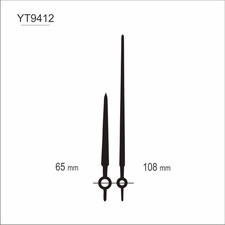 Atrix Wskazówki zegarowe czarne /YT88