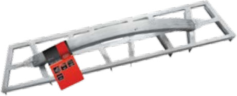 Modeco Zdzierak aluminiowy do tynku z ostrzami stalowymi 500mm MN-73-182 MN-73-182