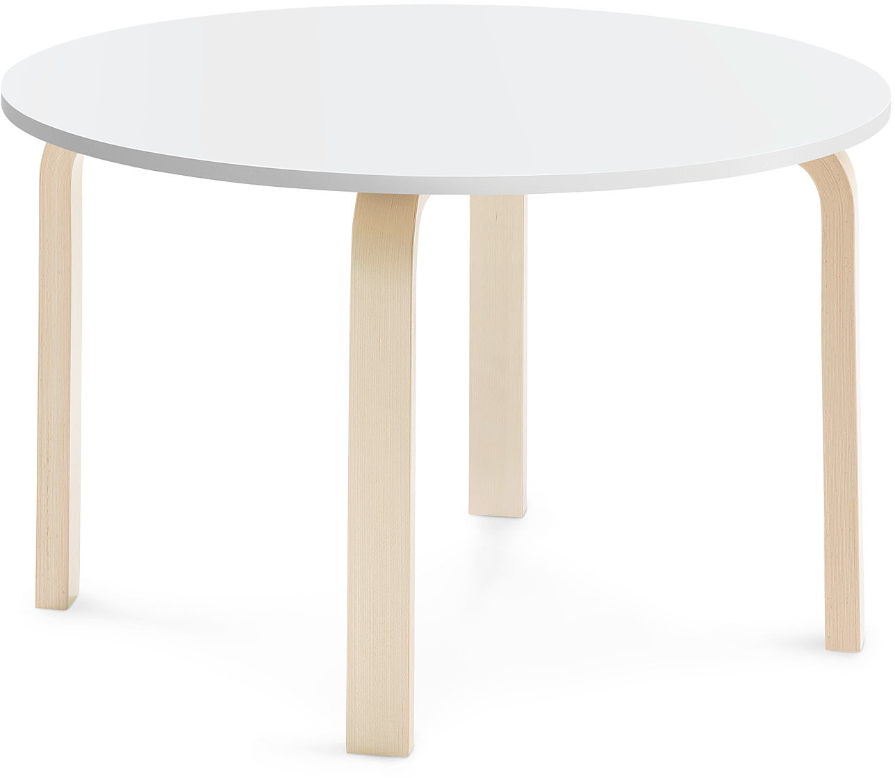 AJ Produkty Stół ELTON,  900x530 mm, biały laminat, brzoza