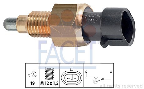 FACET Przełącznik, swiatło cofania 7.6073 7.6073