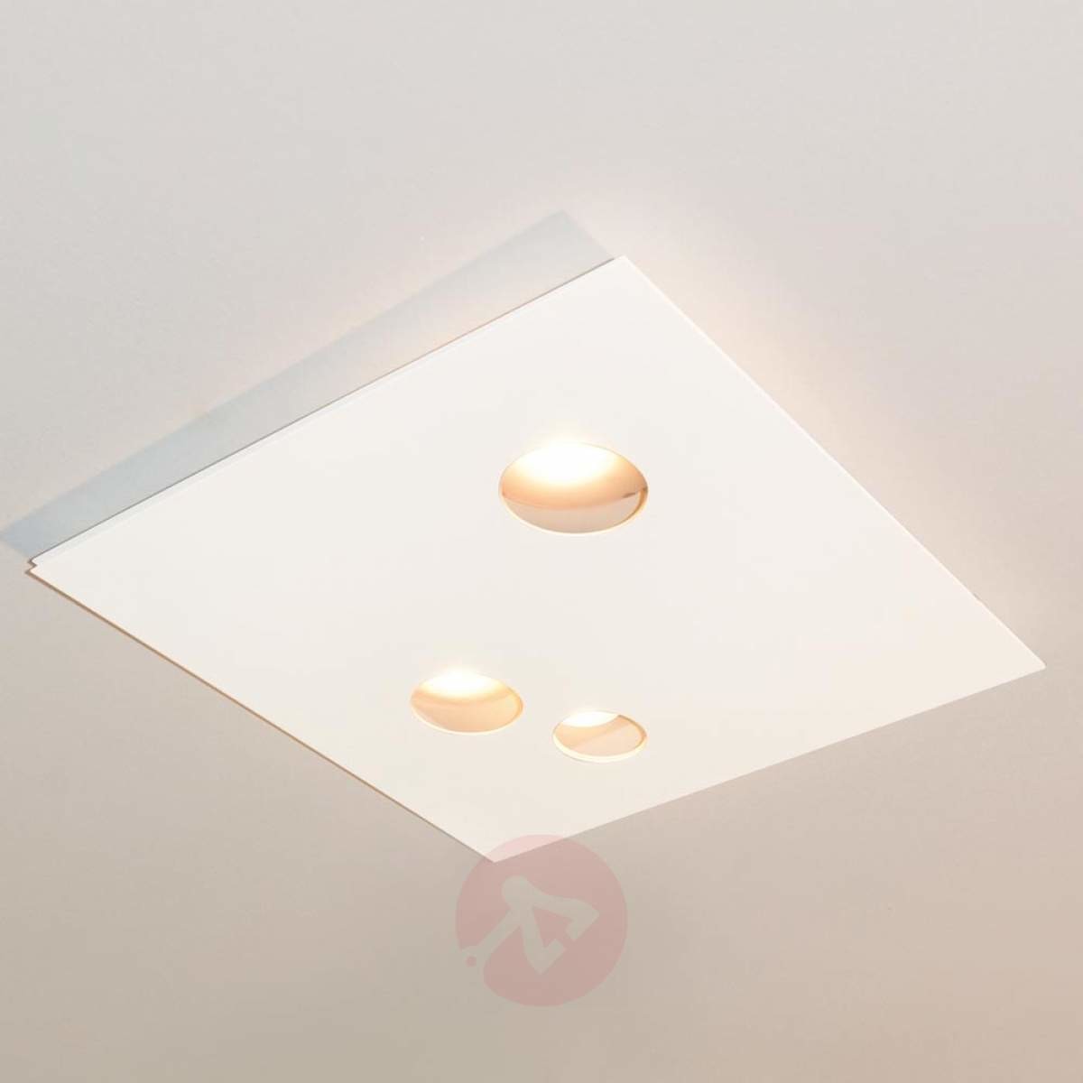 Lampa sufitowa LED Des.agn, okrągłe otwory