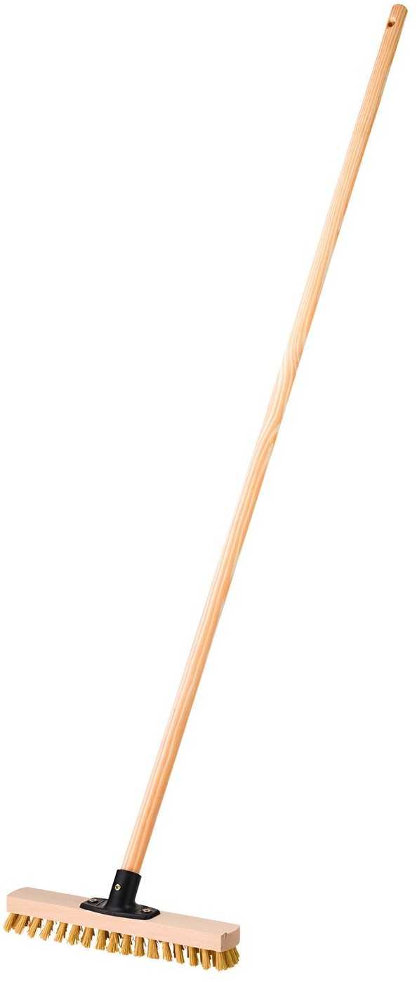 LUX-TOOLS LUX Szczotka do szorowania na trzonku drewniana 30 cm