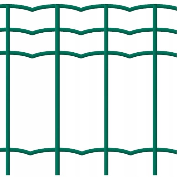 Siatka zgrzewana ocynk + Pcv zielona 25mb h/1.5m