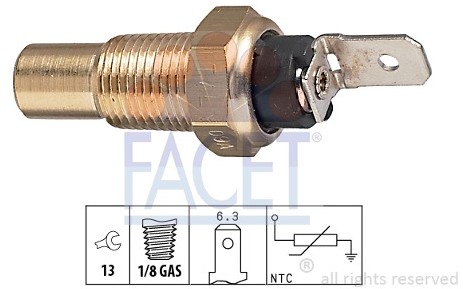 FACET Czujnik temperatury płynu chłodzącego FACET 7.3079