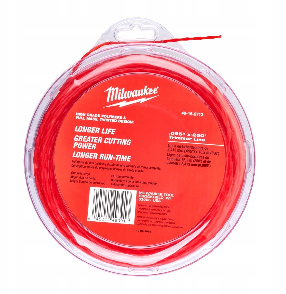 Milwaukee Żyłka Tnąca Do Podkaszarki 2.4mm x 76m