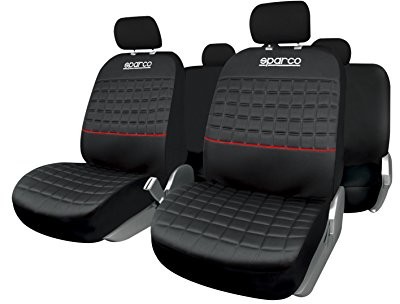 SPARCO PROGETTO CORSA sparco zestaw spc1042rs pokrowce na siedzenia samochodowe Czerwony Lazio SPC1042RS