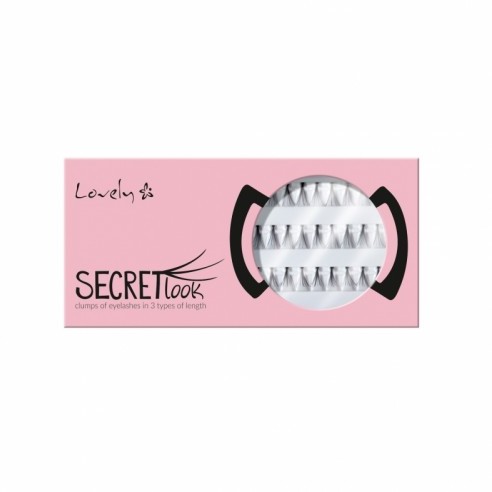 Lovely Lovely Kepki rzęs Secret Look czarne