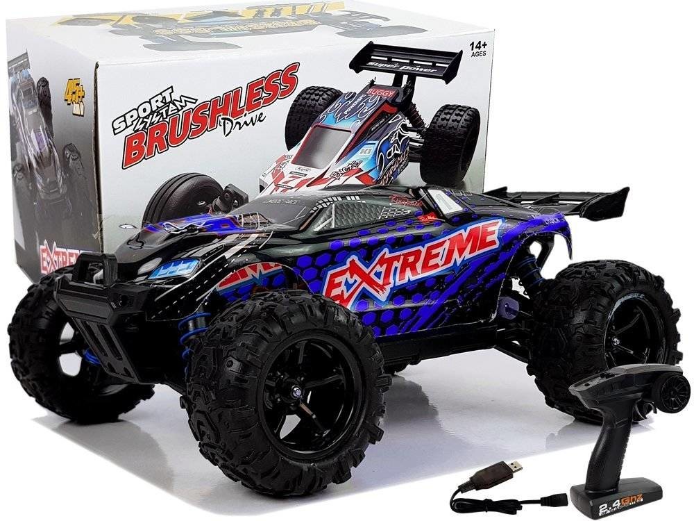 Import LEANToys Auto Rajdowe Wyścigowe Zdalnie Sterowane 1:18 Niebieskie ENOZE 9302E Prędkość 45 km/h LT-8418-0