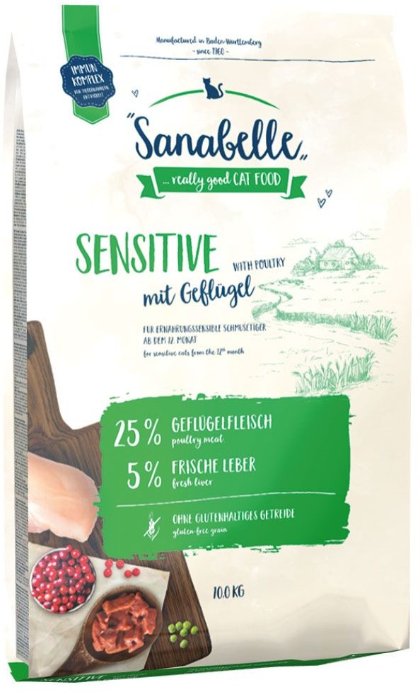 Sanabelle Sensitive, drób - 2 kg